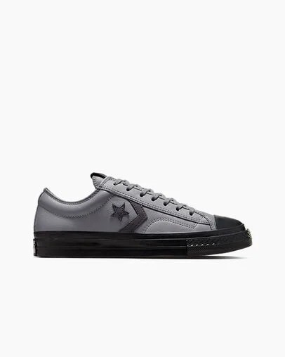 Grey / Black Converse Star Player 76 Luxe Women Tennis Shoes Canada | C-78136529