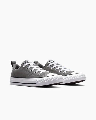 Grey / Black / White Converse Chuck Taylor All Star Malden Street Kids' Sneakers Canada | C-18437929