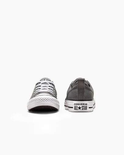 Grey / Black / White Converse Chuck Taylor All Star Malden Street Kids' Sneakers Canada | C-18437929