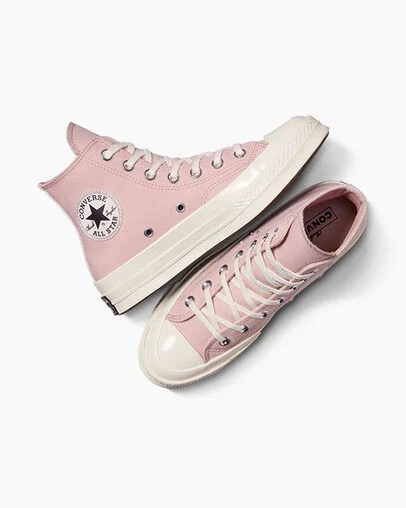 Grey / Pink Converse Chuck 70 Pearls & Studs Women Sneakers Canada | C-46781359