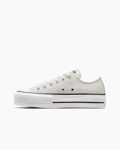 Grey / White / Black Converse Chuck Taylor All Star Lift Platform Women Canvas Shoes Canada | C-47891329