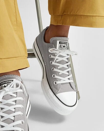 Grey / White / Black Converse Chuck Taylor All Star Lift Women Platform Shoes Canada | C-58429079