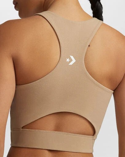 Khaki Converse Wordmark Women Bra Canada | C-57148399