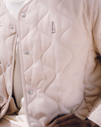 Khaki Grey Converse Converse x A Ma Manière Malden Liner Women Jacket Canada | C-98642039