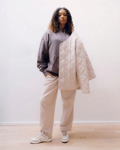 Khaki Grey Converse Converse x A Ma Manière Malden Liner Men Jacket Canada | C-59426879
