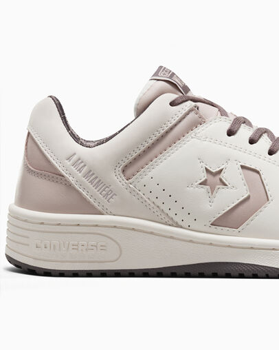 Khaki Grey / Purple Converse Converse x A Ma Manière Weapon Men Basketball Shoes Canada | C-90782149