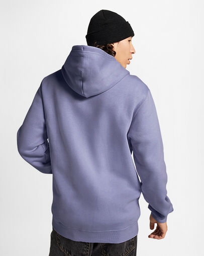 Lavender Grey Converse Go-To Embroidered Star Chevron Standard-Fit Fleece Men Hoodie Canada | C-19427039