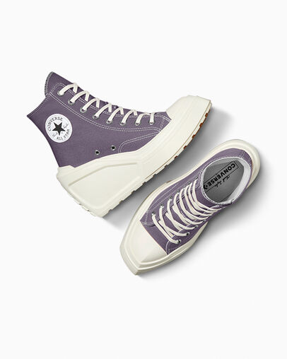 Lavender Grey / Black Converse Chuck 70 De Luxe Wedge Women Sneakers Canada | C-85934609