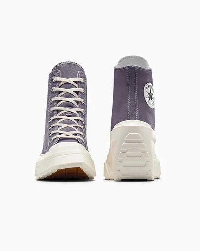 Lavender Grey / Black Converse Chuck 70 De Luxe Wedge Women Sneakers Canada | C-85934609