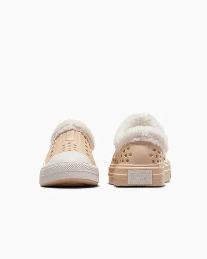 Light Brown Converse Chuck Taylor All Star Play Lite CX Sherpa Kids' Sneakers Canada | C-09614759