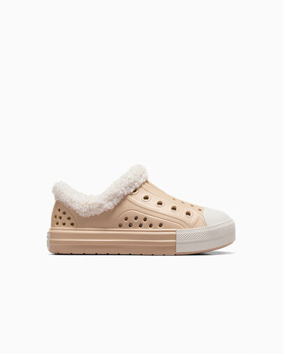 Light Brown Converse Chuck Taylor All Star Play Lite CX Sherpa Kids\' Sneakers Canada | C-09614759