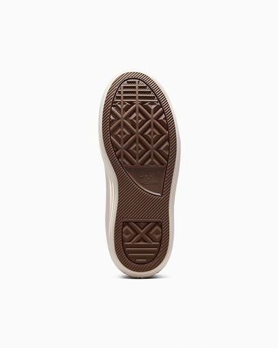 Light Brown Converse Chuck Taylor All Star Move Leather Kids' Sneakers Canada | C-83651029