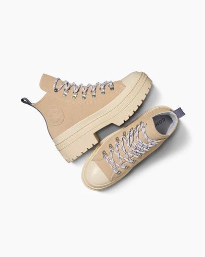 Light Brown Converse Chuck Taylor All Star Lugged Heel Waterproof Women Platform Shoes Canada | C-03467199