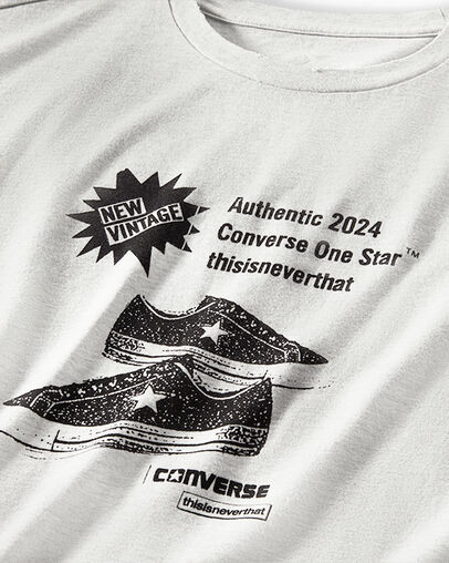 Light Grey Converse Converse x thisisneverthat Grid Women T Shirts Canada | C-20378549