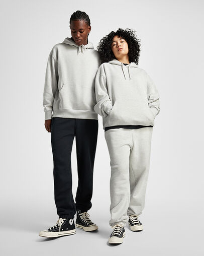 Light Grey Converse Gold Standard Loose-Fit Men Hoodie Canada | C-32670489