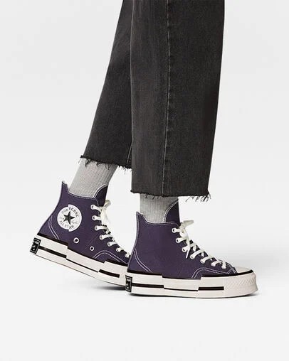 Light Purple Converse Chuck 70 Plus Women Sneakers Canada | C-19750249