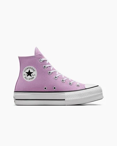 Light Purple /White / Black Converse Chuck Taylor All Star Lift Platform Women Canvas Shoes Canada | C-16583429