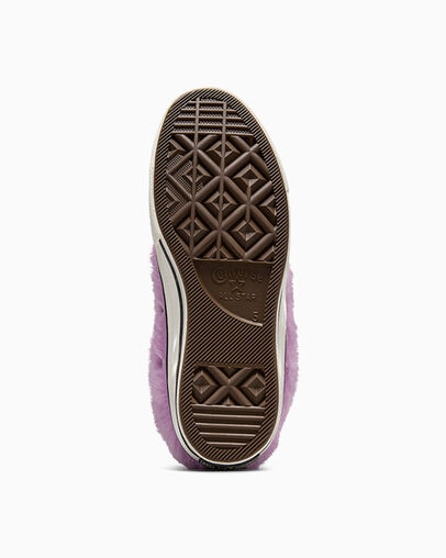 Light Purple / Black Converse Chuck 70 Faux Fur Women Sneakers Canada | C-82916579