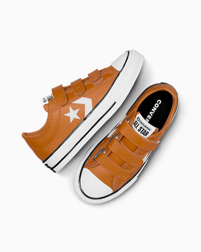 Multicolor Converse Star Player 76 Leather Kids' Sneakers Canada | C-49502179