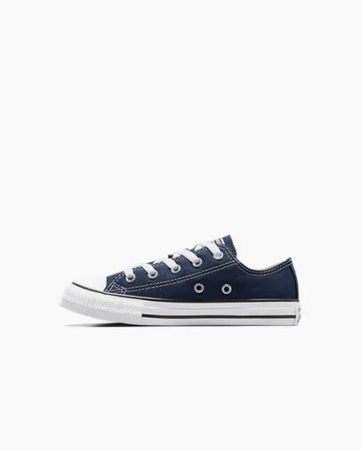 Navy Converse Chuck Taylor All Star Classic Kids' Sneakers Canada | C-71532099