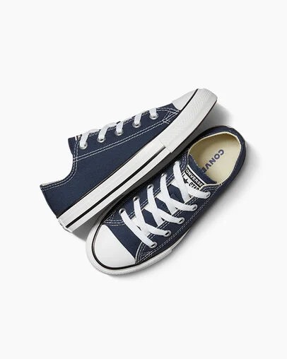 Navy Converse Chuck Taylor All Star Classic Kids' Sneakers Canada | C-71532099