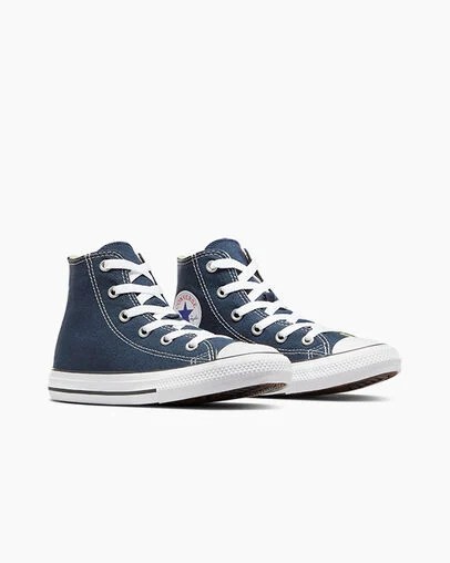 Navy Converse Chuck Taylor All Star Classic Kids' Sneakers Canada | C-39126709