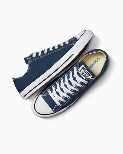 Navy Converse Chuck Taylor All Star Men Canvas Shoes Canada | C-31452699