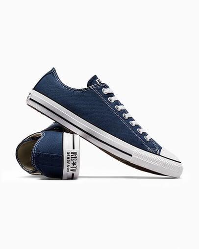 Navy Converse Chuck Taylor All Star Men Canvas Shoes Canada | C-31452699