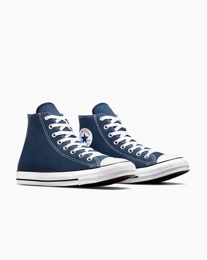 Navy Converse Chuck Taylor All Star Men Canvas Shoes Canada | C-12703899