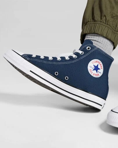 Navy Converse Chuck Taylor All Star Women Canvas Shoes Canada | C-63419759