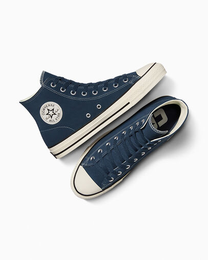 Navy / Black Converse Chuck Taylor All Star Pro Suede Women Skate Shoes Canada | C-82973019