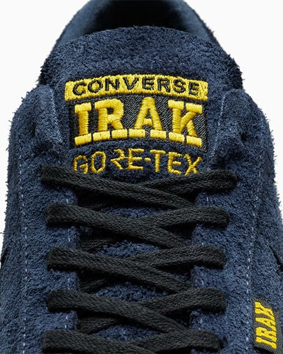 Navy / Black / Yellow Converse Converse x IRAK NYC One Star Pro Women Skate Shoes Canada | C-60534919