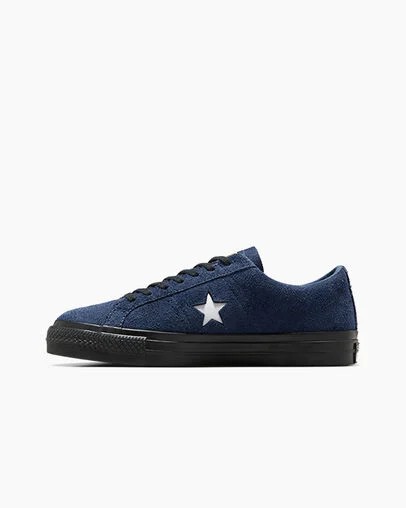 Navy / Black / Yellow Converse Converse x IRAK NYC One Star Pro Women Skate Shoes Canada | C-60534919