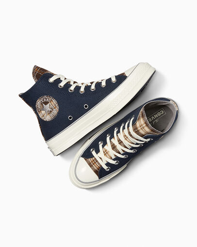 Navy / Grey Converse Chuck 70 Women Canvas Shoes Canada | C-14025389