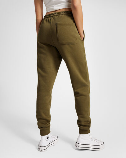 Olive Converse Go-To Embroidered Star Chevron Standard-Fit Men Sweatpants Canada | C-36140989
