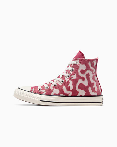 Pink Converse Chuck Taylor All Star Leopard Remix Women Sneakers Canada | C-86350749