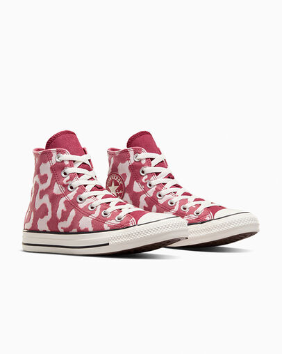Pink Converse Chuck Taylor All Star Leopard Remix Women Sneakers Canada | C-86350749