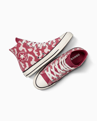 Pink Converse Chuck Taylor All Star Leopard Remix Women Sneakers Canada | C-86350749