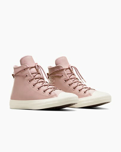 Pink Converse Chuck Taylor All Star Weatherized Leather Men Sneakers Canada | C-18793469