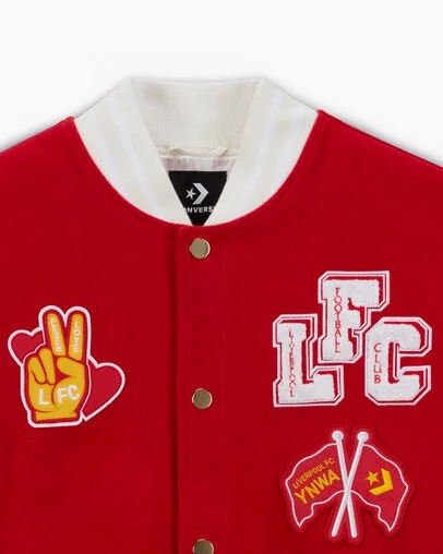 Pink Converse Converse x LFC Woven Varsity Men Jacket Canada | C-06841399