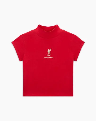 Pink Converse Converse x Liverpool FC Women T Shirts Canada | C-96870139