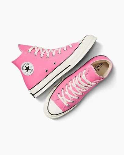 Pink / Black Converse Chuck 70 Men Canvas Shoes Canada | C-98402769