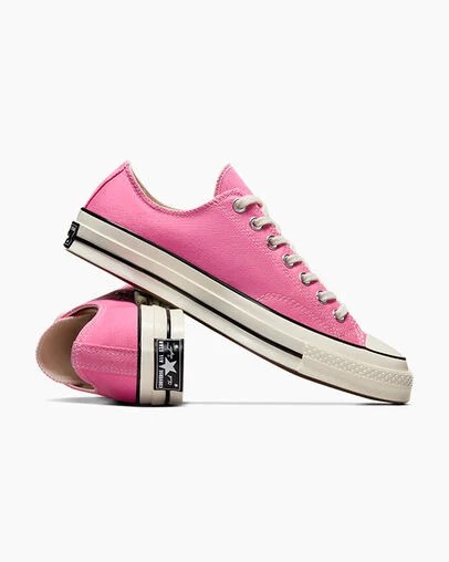Pink / Black Converse Chuck 70 Men Canvas Shoes Canada | C-21347599