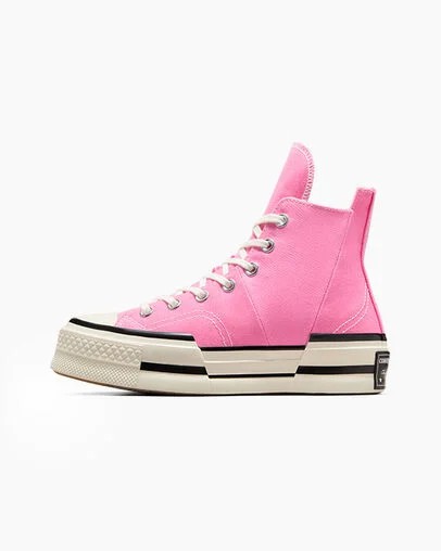 Pink / Black Converse Chuck 70 Plus Women Sneakers Canada | C-12389549