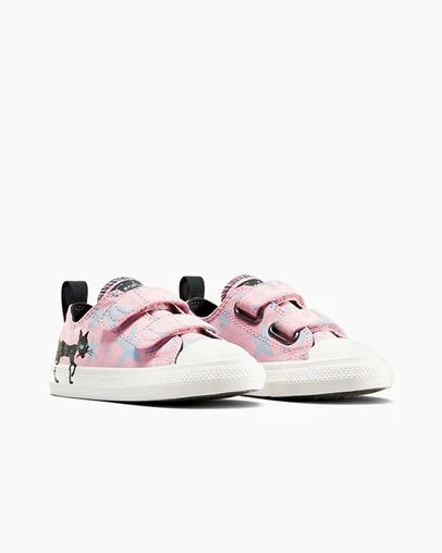 Pink / Black Converse Converse x Coraline Chuck Taylor All Star Kids' Sneakers Canada | C-50648919