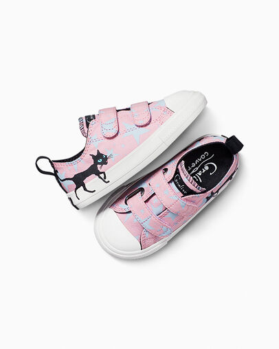 Pink / Black Converse Converse x Coraline Chuck Taylor All Star Kids' Sneakers Canada | C-50648919