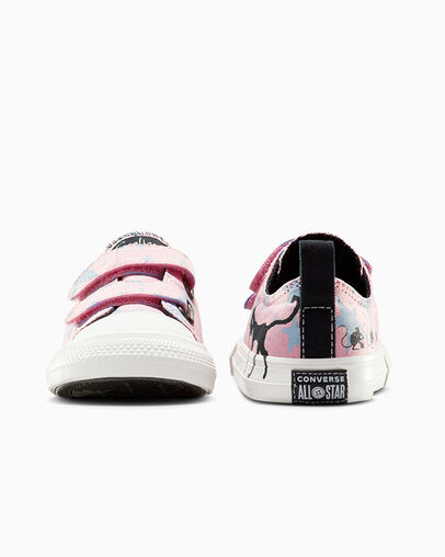 Pink / Black Converse Converse x Coraline Chuck Taylor All Star Kids' Sneakers Canada | C-50648919