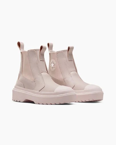 Pink / Pink Converse Chuck Taylor All Star Lugged Kids' Boots Canada | C-79524619