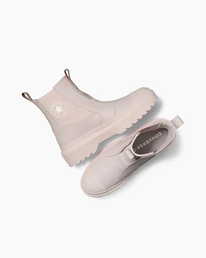 Pink / Pink Converse Chuck Taylor All Star Lugged Kids' Boots Canada | C-79524619