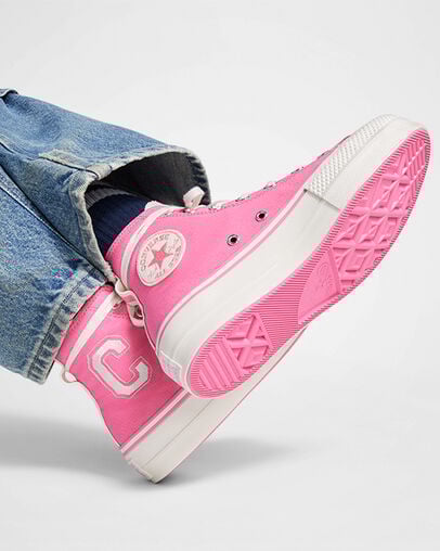 Pink / Pink Converse Chuck Taylor All Star Lift Women Platform Shoes Canada | C-89206759